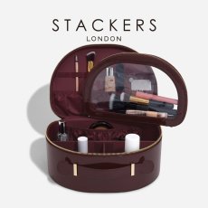 画像1: 【STACKERS】バニティ ケース　Vanity Case  パテントチェリーPatent Cherry スタッカーズ 　イギリス　ロンドン (1)