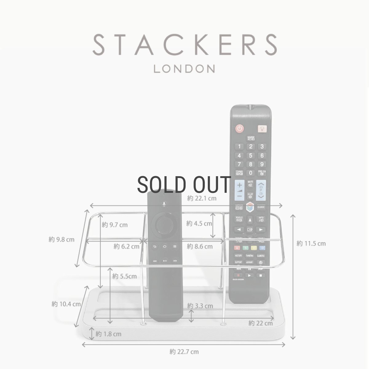 画像5: 【STACKERS】リモコン ホルダー 6sec Remote Control Holder 6sec ペブルグレー Pebble Grey スタッカーズ (5)