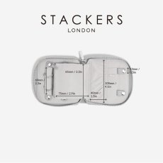 画像13: 【STACKERS】コンパクトジュエリーロール ペブルグレー Pebble Grey Compact Jewellery Roll　スタッカーズ (13)