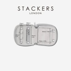 画像14: 【STACKERS】コンパクトジュエリーロール ペブルグレー Pebble Grey Compact Jewellery Roll　スタッカーズ (14)