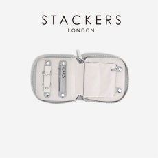 画像2: 【STACKERS】コンパクトジュエリーロール ペブルグレー Pebble Grey Compact Jewellery Roll　スタッカーズ (2)