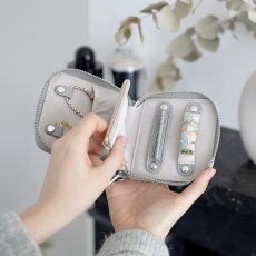 画像4: 【STACKERS】コンパクトジュエリーロール ペブルグレー Pebble Grey Compact Jewellery Roll　スタッカーズ (4)