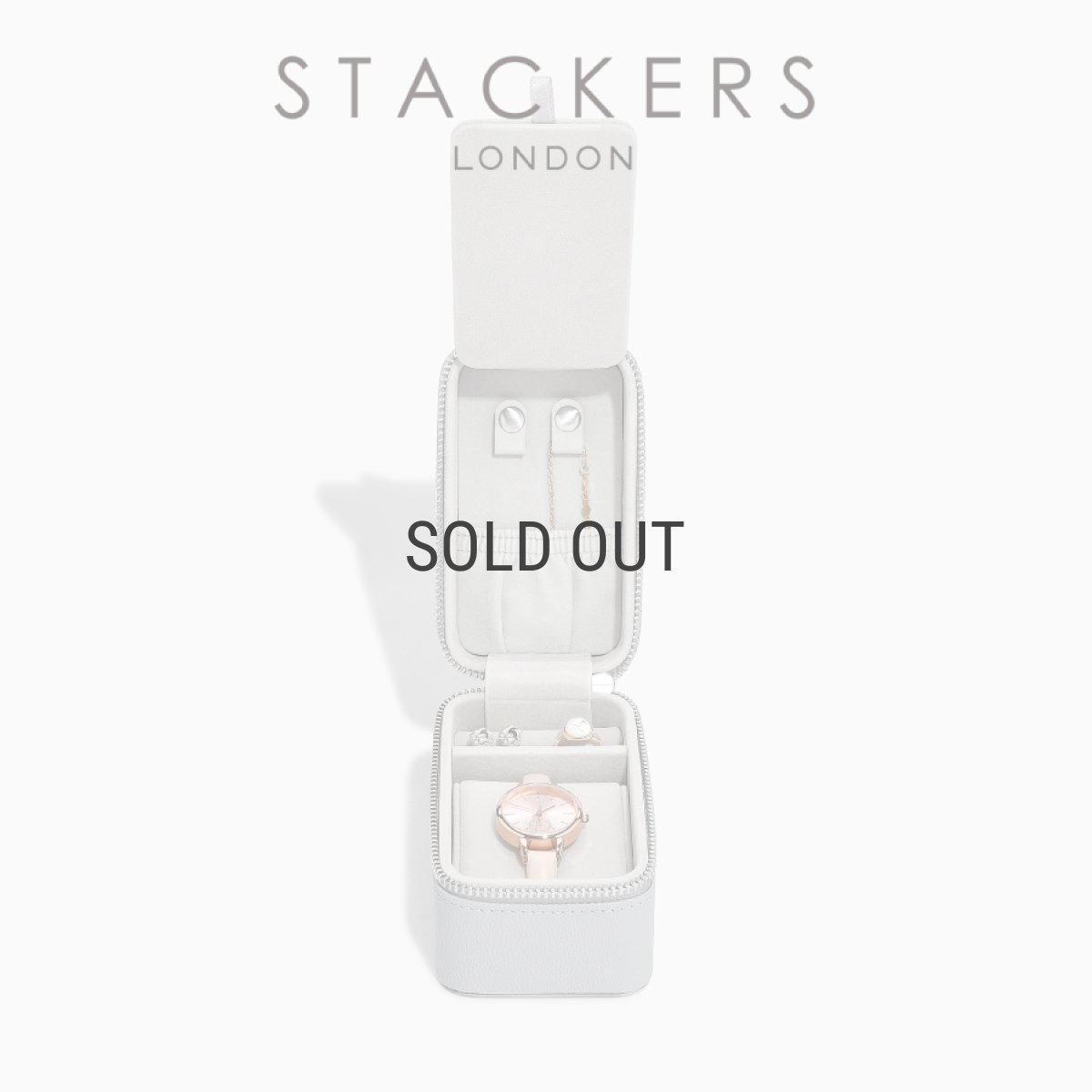 画像10: 【STACKERS】ジュエリー＆ウォッチボックス　ペブルグレイ　Pebble Gray  76330   トラベル　  Travel Jewellery & Watch Box   スタッカーズ　イギリス　ロンドン (10)