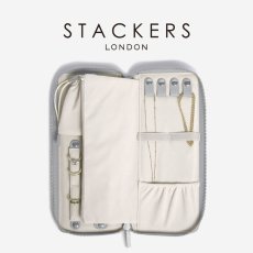 画像2: 【STACKERS】ジュエリーロール Jewellery Roll  ペブルグレー Pebble Grey  スタッカーズ (2)