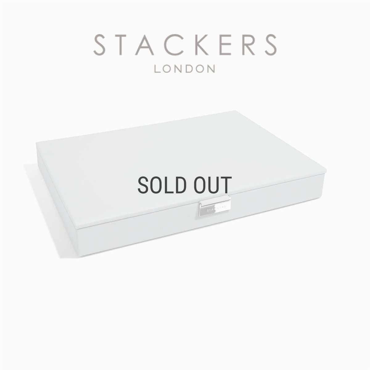画像2: 【STACKERS】スーパーサイズ ジュエリーケース  リッド （蓋付ケース） Lid PebbleGrey ペブルグレー  スタッカーズ　イギリス　ロンドン (2)