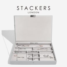 画像12: 【STACKERS】スーパーサイズ ジュエリーケース  リッド Lid PebbleGrey ペブルグレー  スタッカーズ　イギリス　ロンドン (12)