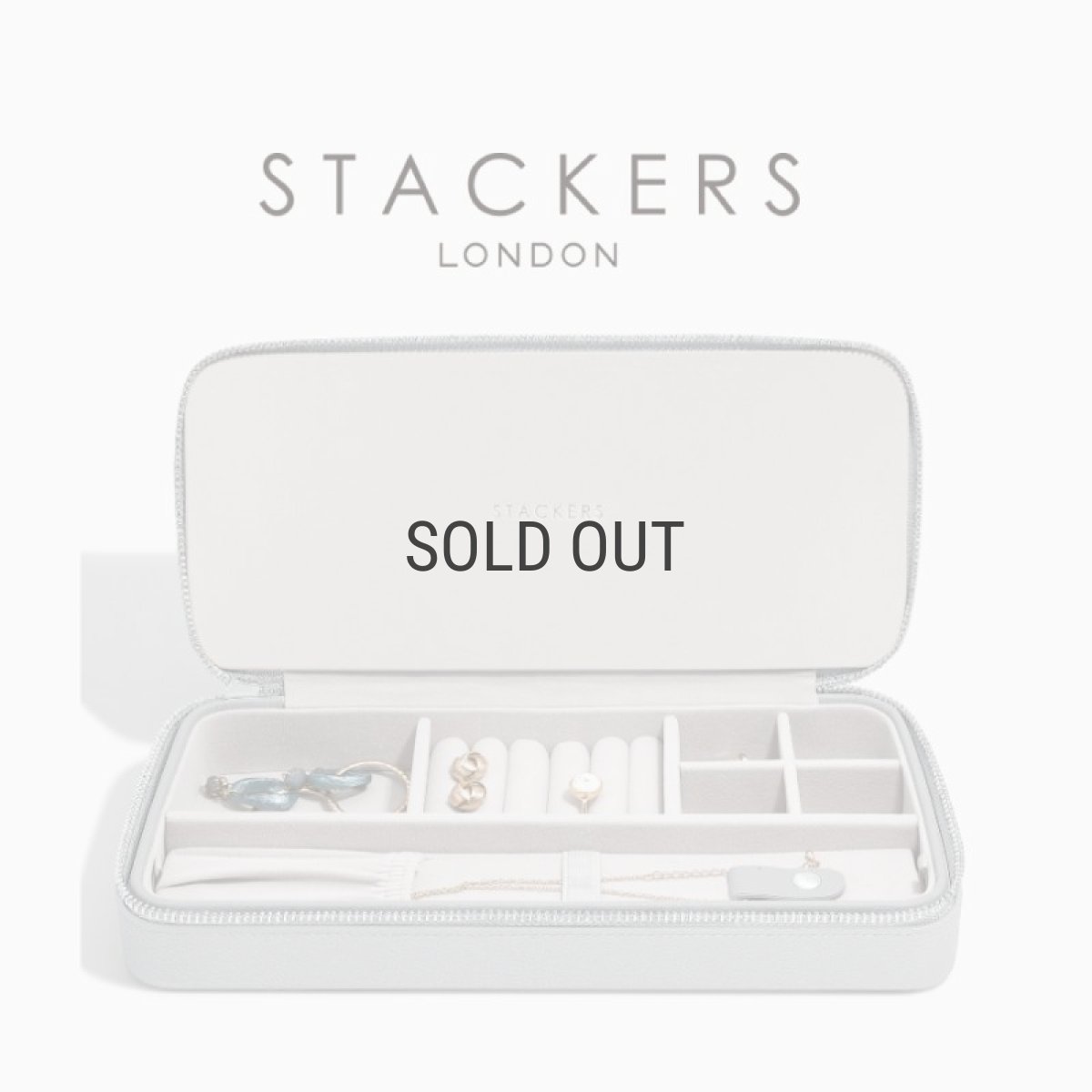 画像1: 【STACKERS】トラベルジュエリーボックス SLEEK スリーク ペブルグレー Pebble Gray スタッカーズ (1)