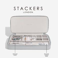 画像11: 【STACKERS】トラベルジュエリーボックス SLEEK スリーク ペブルグレー Pebble Gray スタッカーズ (11)