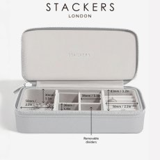 画像12: 【STACKERS】トラベル ジュエリーボックス L ペブルグレー Pebble Grey  Travel L  スタッカーズ　ロンドン (12)