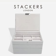 画像12: 【STACKERS】クラシック　ジュエリーボックス 選べる 3個セット  3set　ペブルグレー Pebble Gray スタッカーズ (12)