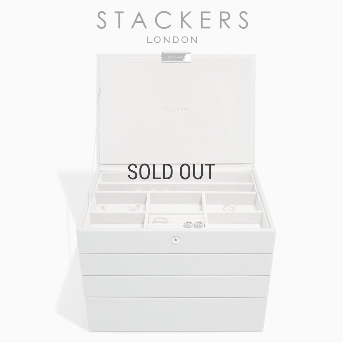 画像1: 【STACKERS】クラシック　ジュエリーボックス 選べる4個セット  4set ペブルグレー PebbleGray (1)