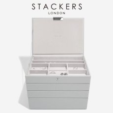 画像1: 【STACKERS】クラシック　ジュエリーボックス 選べる4個セット  4set ペブルグレー PebbleGray (1)