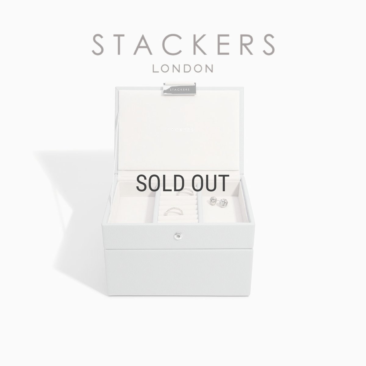 画像1: 【STACKERS】ミニ ジュエリーボックス 選べる2個セット 2set  ペブルグレー Pebble Grey スタッカーズ　ロンドン　UK (1)