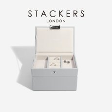 画像1: 【STACKERS】ミニ ジュエリーボックス 選べる2個セット 2set  ペブルグレー PebbleGrey スタッカーズ (1)