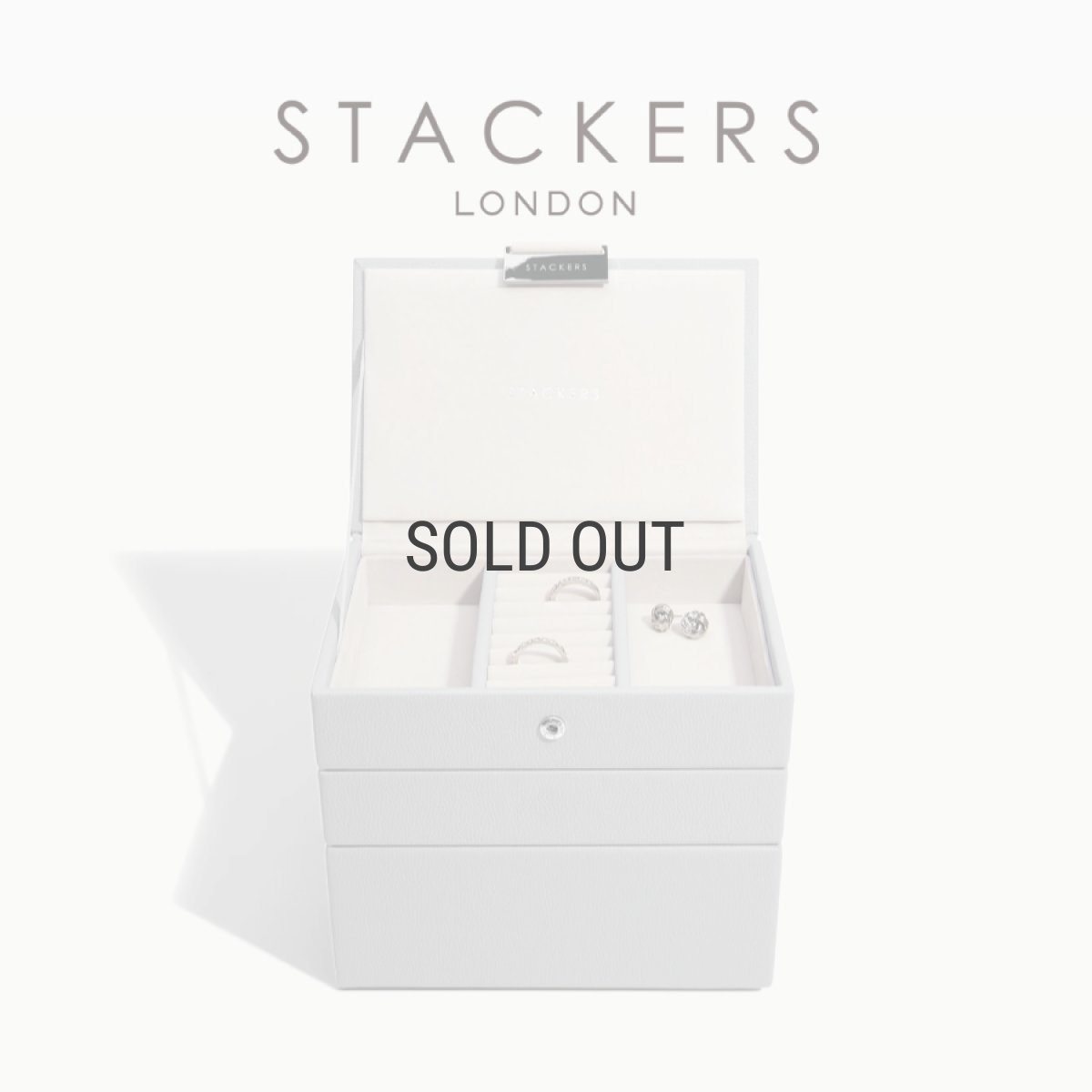 画像1: 【STACKERS】ミニ ジュエリーボックス 選べる 3set 3個セット ペブルグレー Pebble Grey スタッカーズ　ロンドン　UK (1)