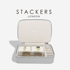 画像1: 【STACKERS】トラベル　ジュエリー＆アクセサリーボックス ペブルグレー Travel Jewellery & Accesary Box  PebbleGrey  スタッカーズ (1)