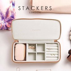 画像11: 【STACKERS】トラベル ジュエリーボックス L ブラッシュ ピンク Blush Pink　スタッカーズ (11)