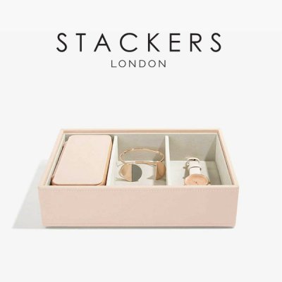 画像1: 【STACKERS】トラベル ジュエリーボックス M トープ グレージュ Taupe