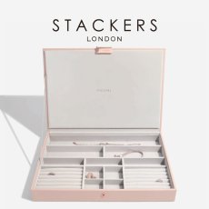 画像1: 【STACKERS】スーパーサイズ ジュエリーケース リッド Lid Blush Pink ブラッシュ ピンク  スタッカーズ (1)