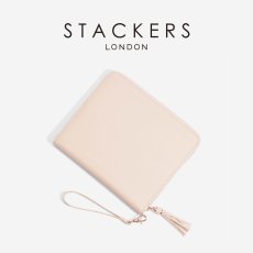 画像1: 【STACKERS】クラッチバッグ　ジュエリーケースブラッシュピンク　アクセサリーケース　イギリス　スタッカーズ (1)