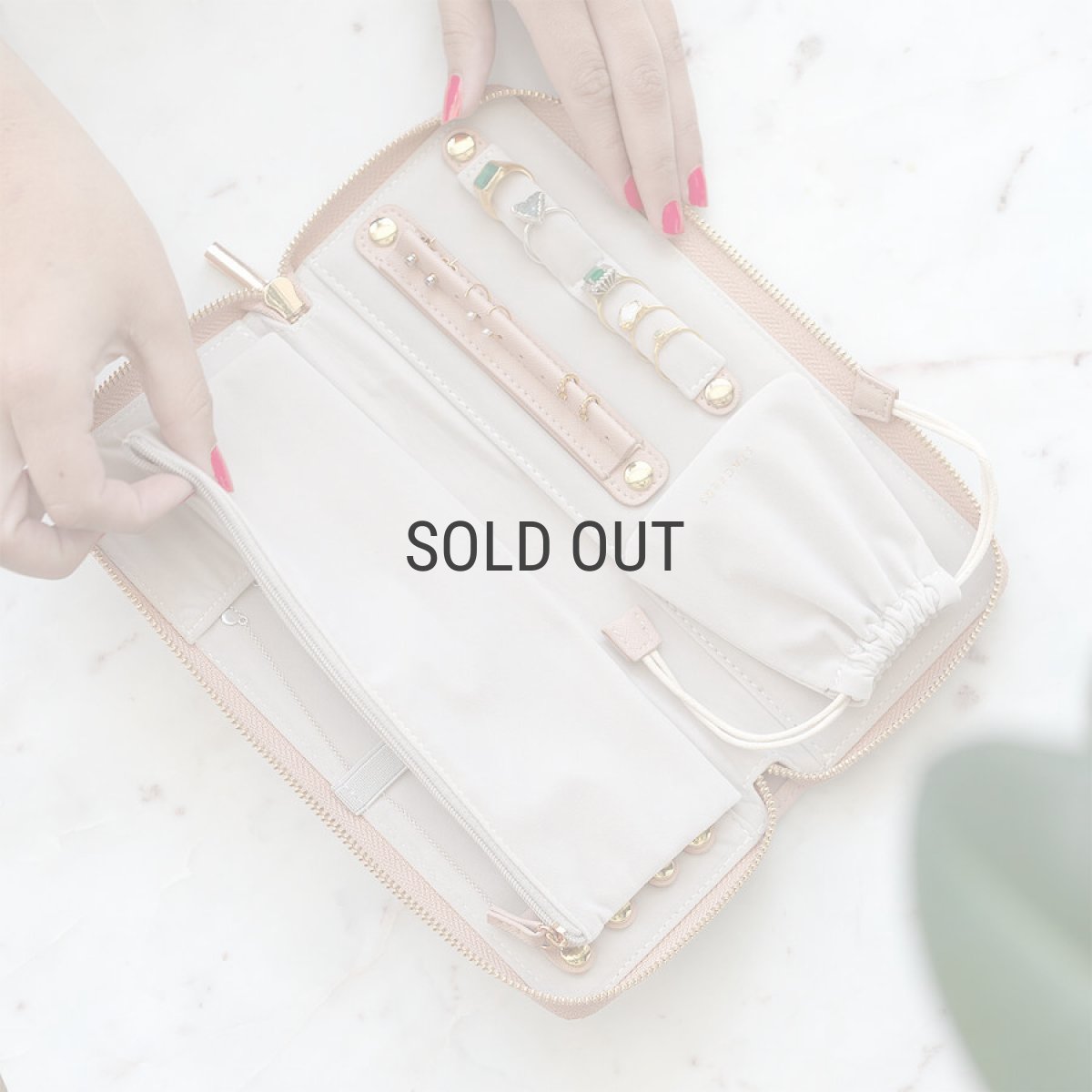 画像5: 【STACKERS】ジュエリーロール Jewellery Roll ブラッシュ ピンク Blush Pink スタッカーズ　ロンドン　UK ジュエリーケース (5)
