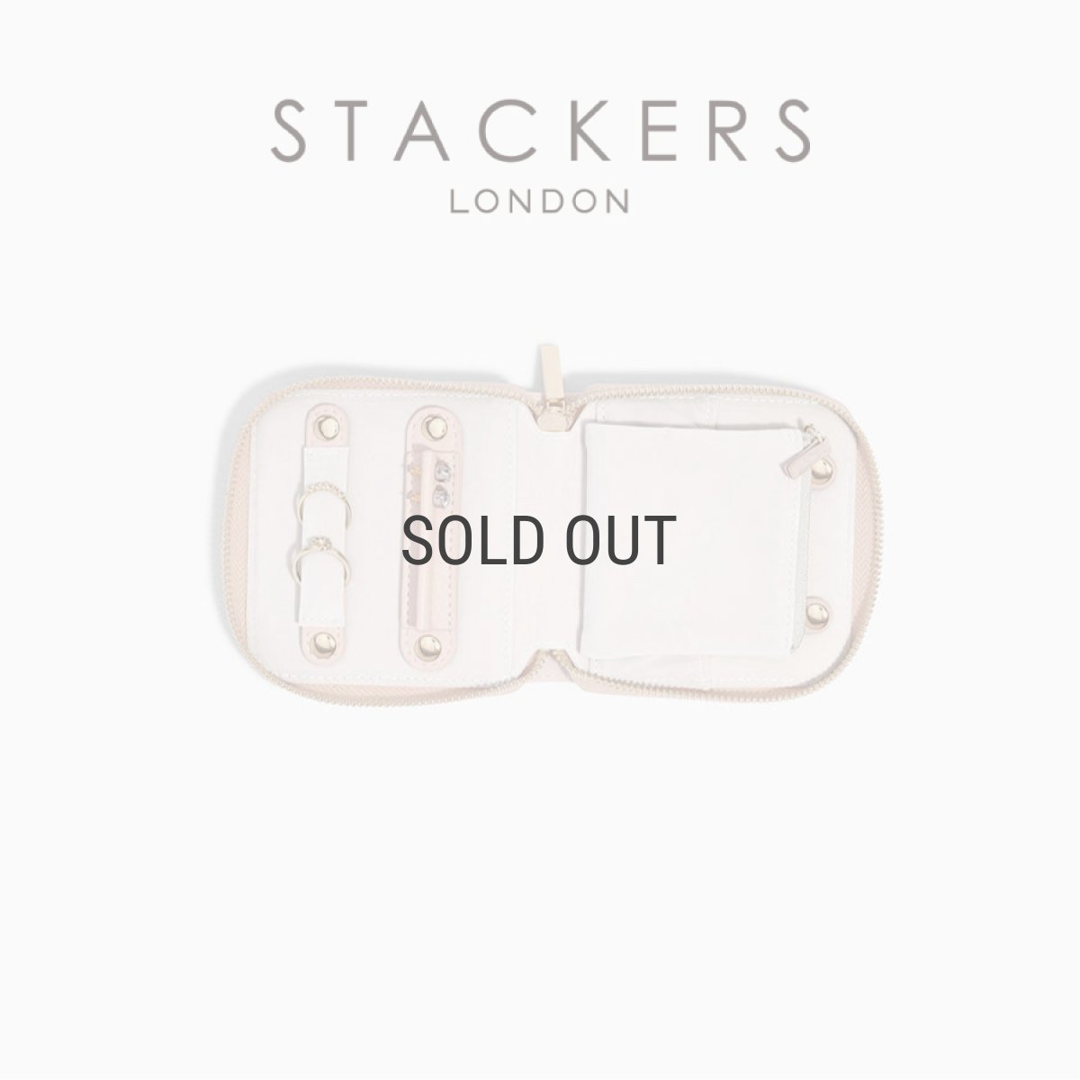 画像2: 【STACKERS】コンパクトジュエリーロール ブラッシュピンク　Blush Pink Compact Jewellery Roll　スタッカーズ　ロンドン UK ジュエリーケース (2)