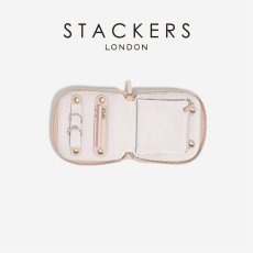 画像2: 【STACKERS】コンパクトジュエリーロール ブラッシュピンク　Blush Pink Compact Jewellery Roll　スタッカーズ (2)