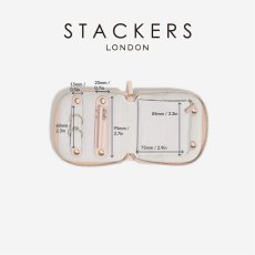 画像14: 【STACKERS】コンパクトジュエリーロール ブラッシュピンク　Blush Pink Compact Jewellery Roll　スタッカーズ (14)