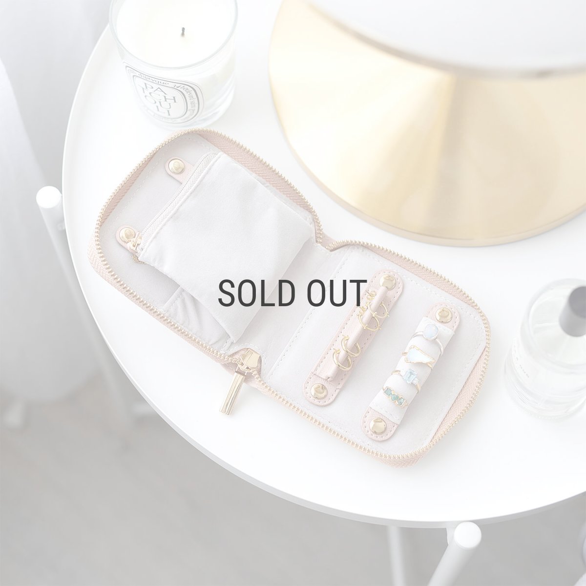 画像4: 【STACKERS】コンパクトジュエリーロール ブラッシュピンク　Blush Pink Compact Jewellery Roll　スタッカーズ　ロンドン UK ジュエリーケース (4)