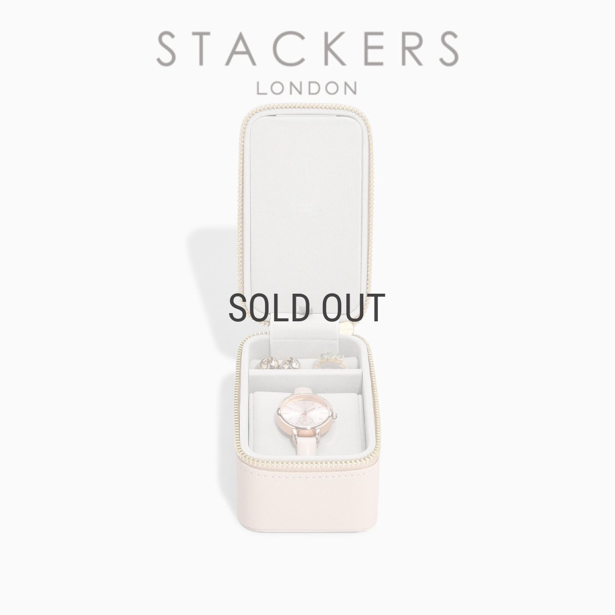 画像1: 【STACKERS】ジュエリー＆ウォッチボックス　ブラッシュピンク　Blush Pink   	76328  トラベル　  Travel Jewellery & Watch Box   スタッカーズ　イギリス　ロンドン (1)