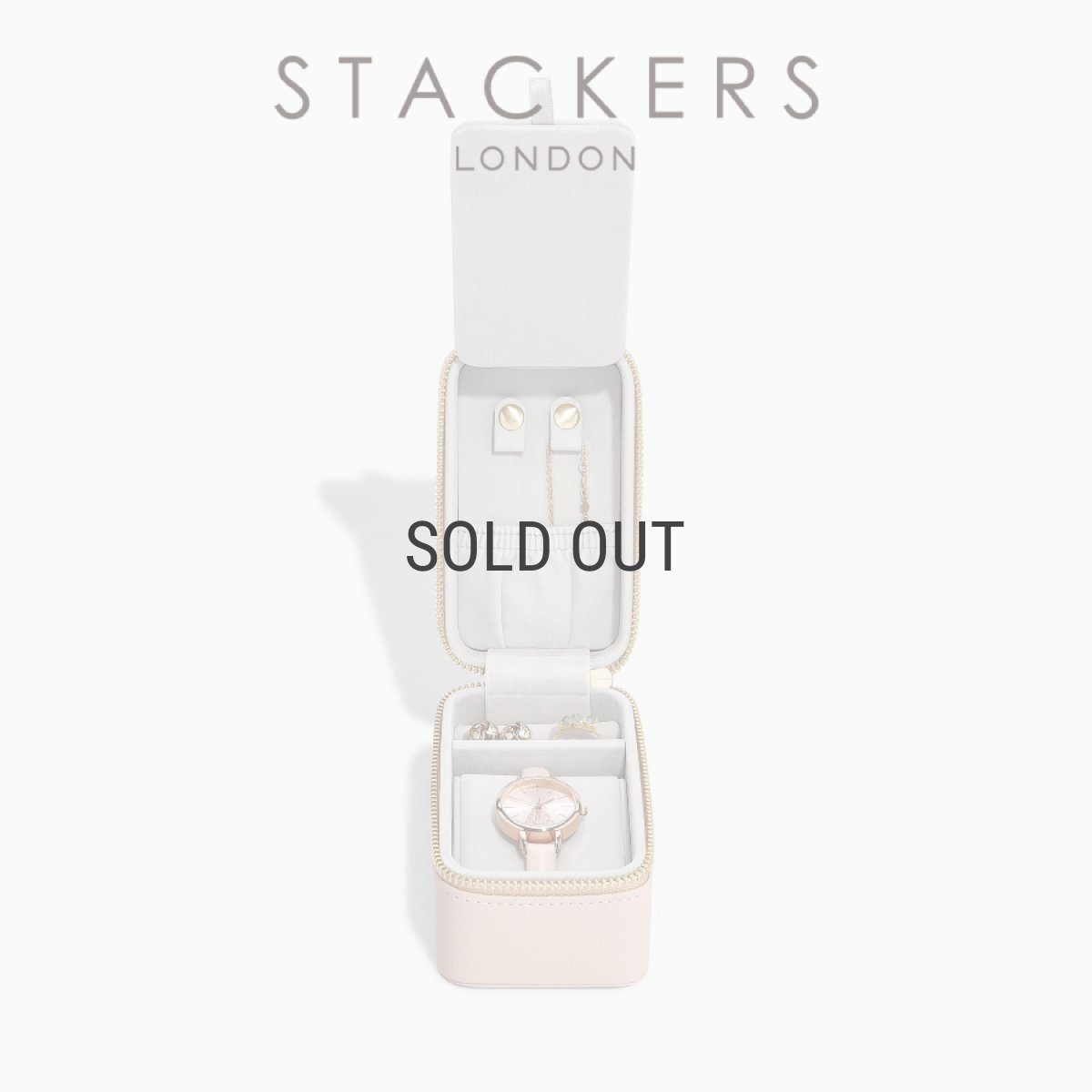画像11: 【STACKERS】ジュエリー＆ウォッチボックス　ブラッシュピンク　Blush Pink   	76328  トラベル　  Travel Jewellery & Watch Box   スタッカーズ　イギリス　ロンドン (11)