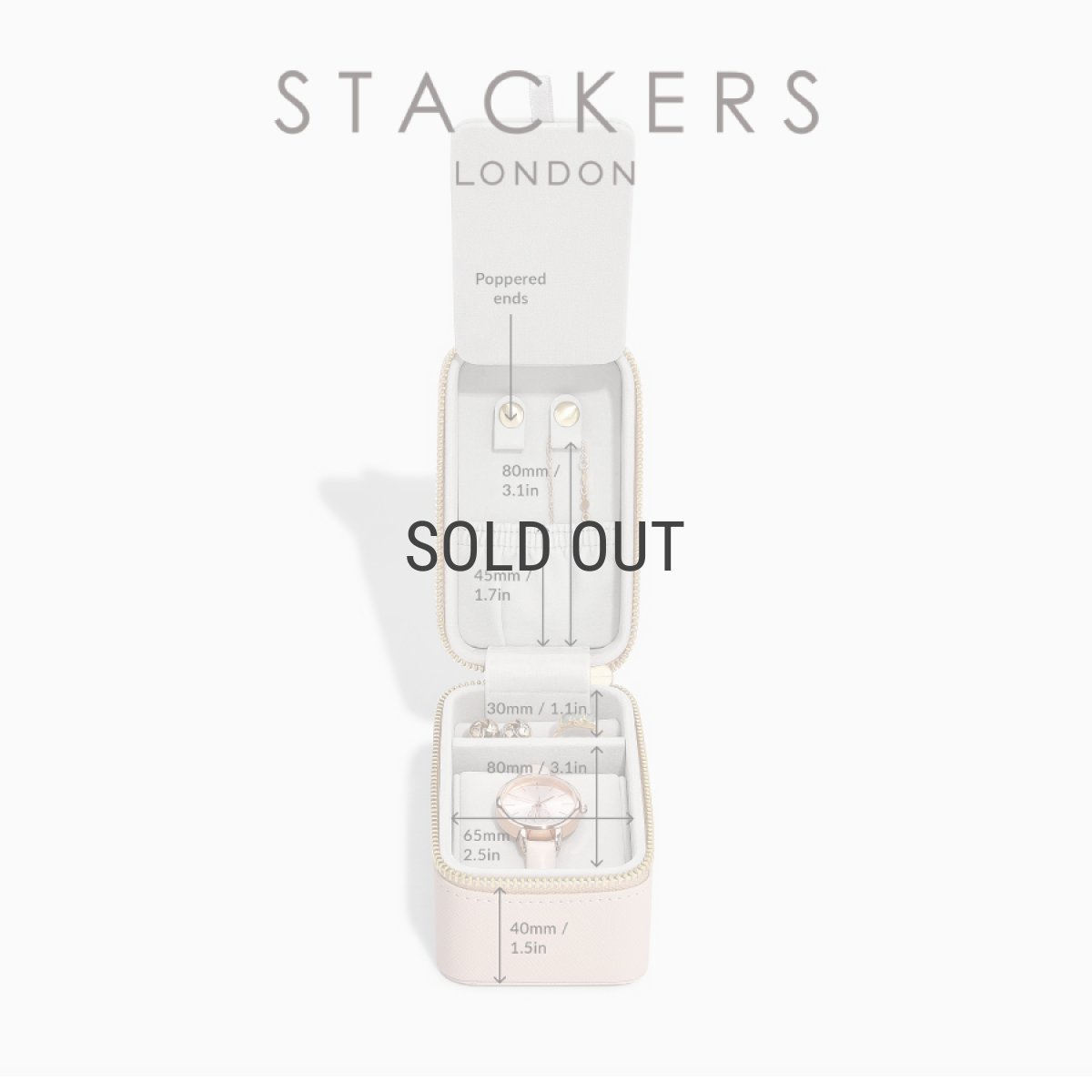 画像12: 【STACKERS】ジュエリー＆ウォッチボックス　ブラッシュピンク　Blush Pink   	76328  トラベル　  Travel Jewellery & Watch Box   スタッカーズ　イギリス　ロンドン (12)