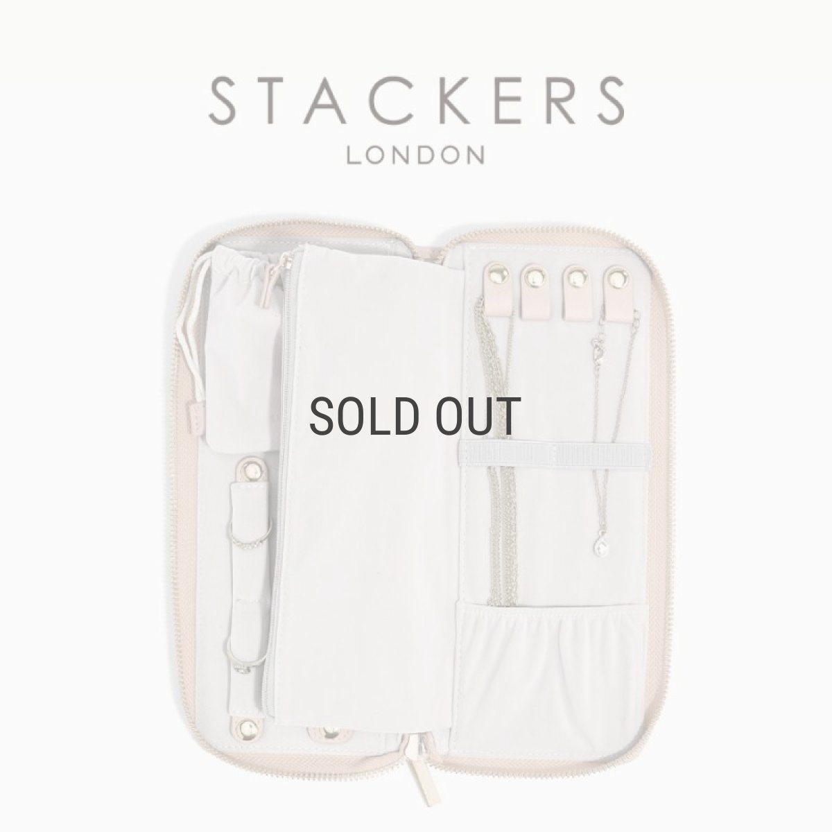 画像2: 【STACKERS】ジュエリーロール Jewellery Roll ブラッシュ ピンク Blush Pink スタッカーズ　ロンドン　UK ジュエリーケース (2)