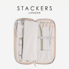 画像2: 【STACKERS】ジュエリーロール Jewellery Roll ブラッシュ ピンク Blush Pink スタッカーズ　ジュエリーケース (2)