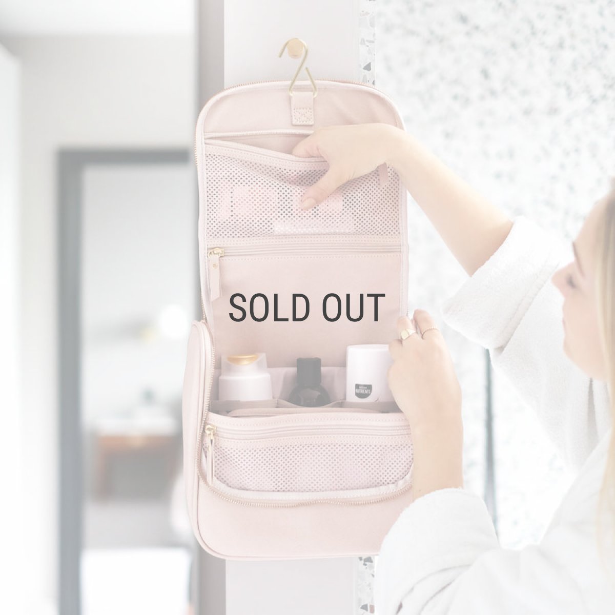 画像14: 【STACKERS】ハンギング ウォッシュバッグ Hanging Wash Bag  ブラッシュピンク Blush Pink スタッカーズ (14)