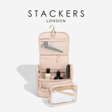 画像1: 【STACKERS】ハンギング ウォッシュバッグ Hanging Wash Bag  ブラッシュピンク Blush Pink スタッカーズ (1)