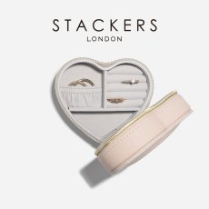 画像4: 【STACKERS】トラベル ハート ジュエリーボックス ブラッシュ Travel Heart　Bkush Pink リネン MUM　母の日　スタッカーズ　イギリス　ロンドン (4)