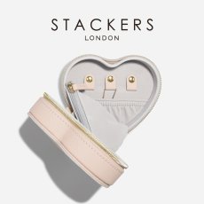 画像16: 【STACKERS】トラベル ハート ジュエリーボックス ブラッシュ Travel Heart　Bkush Pink リネン MUM　母の日　スタッカーズ　イギリス　ロンドン (16)
