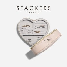 画像17: 【STACKERS】トラベル ハート ジュエリーボックス ブラッシュ Travel Heart　Bkush Pink リネン MUM　母の日　スタッカーズ　イギリス　ロンドン (17)