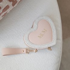 画像2: 【STACKERS】トラベル ハート ジュエリーボックス ブラッシュ Travel Heart　Bkush Pink リネン MUM　母の日　スタッカーズ　イギリス　ロンドン (2)