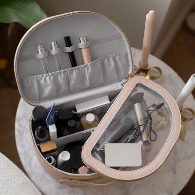 画像1: 【STACKERS】バニティ ケース　Vanity Case  トープ　Taupe　スタッカーズ　ロンドン　イギリス
