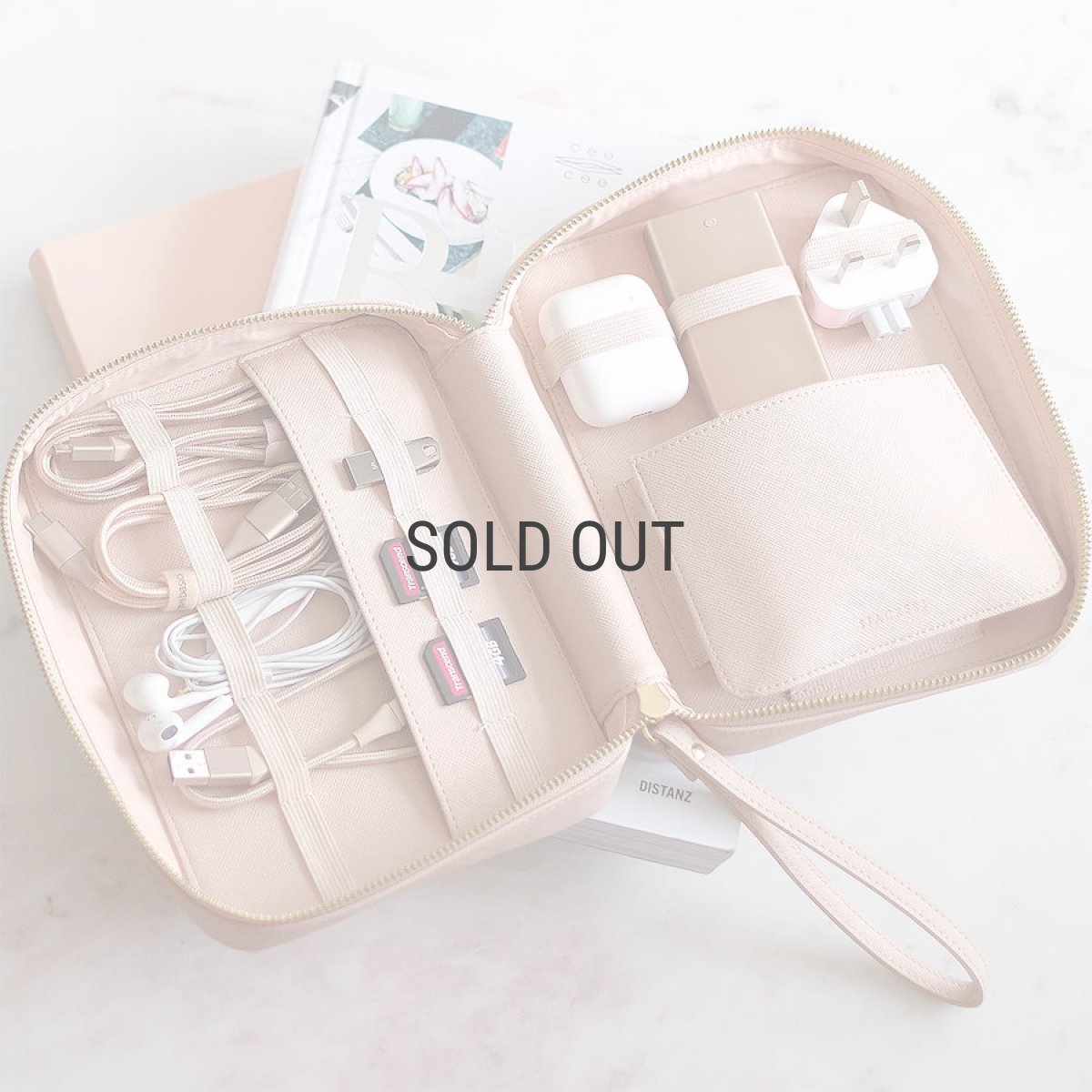 画像15: 【STACKERS】ケーブル収納バッグ Cable Tidy　ブラッシュピンク Blush Pink スタッカーズ (15)