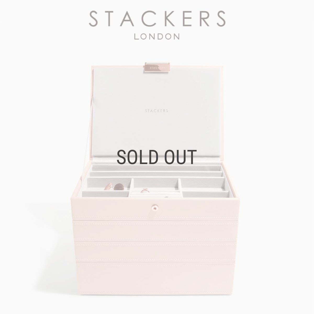 画像1: 【STACKERS】クラシック　ジュエリーボックス 　選べる4個セット   ブラッシュピンク 4set Blush Pink スタッカーズ ロンドン　UK (1)