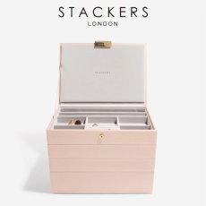 画像1: 【STACKERS】クラシック　ジュエリーボックス 　選べる4個セット   ブラッシュピンク 4set Blush Pink スタッカーズ (1)