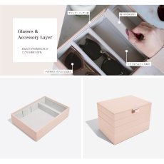 画像5: 【STACKERS】 クラシック ジュエリーケース ディープ Deep 4sec ブラッシュ ピンク Blush Pink スタッカーズ (5)