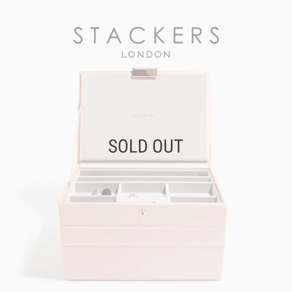 画像1: 【STACKERS】クラシック ジュエリーボックス 選べる3個セット　3set  ブラッシュピンク　Blush Pink スタッカーズ　ロンドン UK (1)