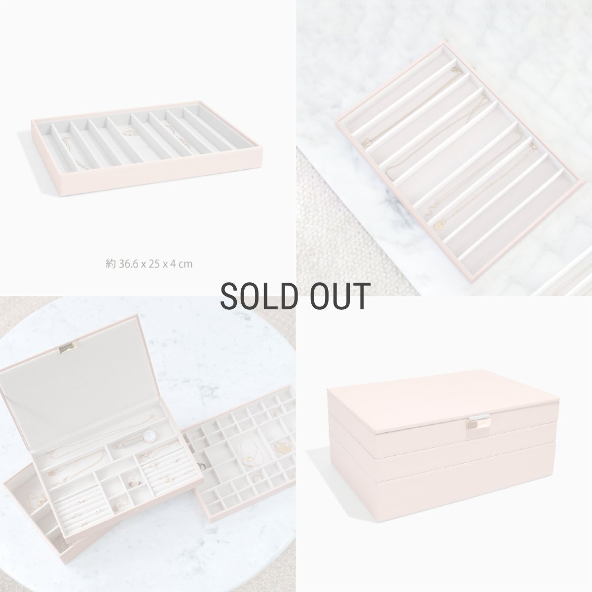 画像6: 【STACKERS】スーパーサイズ　ネックレス 9sec レイヤー　Supersize Necklace 9sec Layer ブラッシュピンク Blush Pink ジュエリーボックス　スタッカーズ　ロンドン　UK (6)