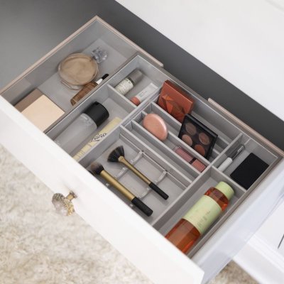 画像1: 【STACKERS】メイクアップ イン ドロワー Makeup In-Drawer Organizer ブラッシュピンク Blush Pink スタッカーズ