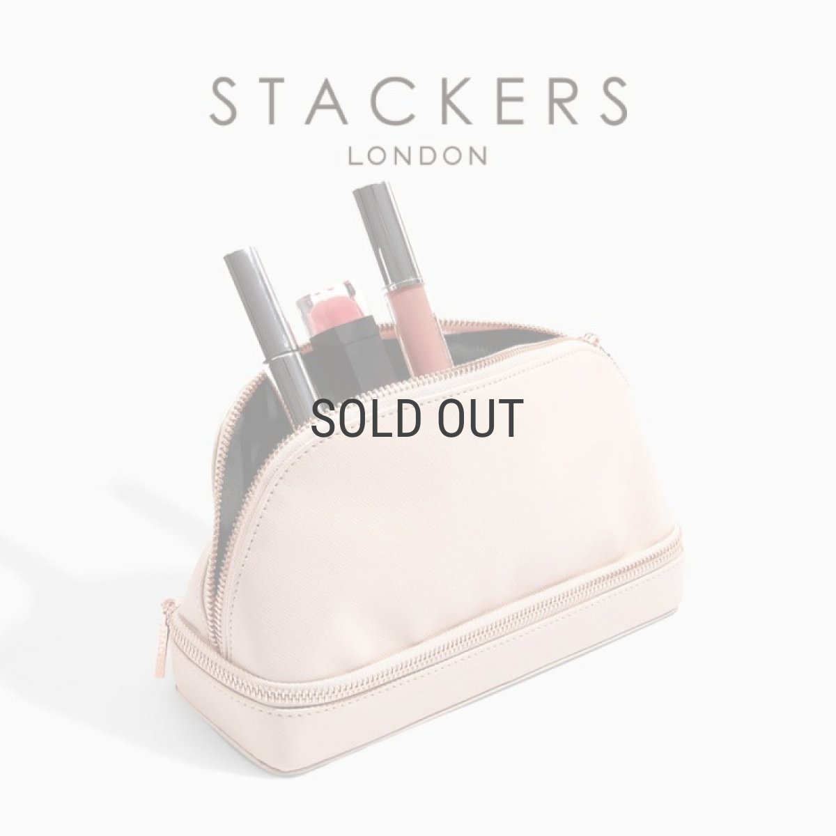 画像2: 【STACKERS】メイクアップ バッグ Makeup Bag ブラッシュピンク Blush Pink スタッカーズ イギリス ロンドン (2)