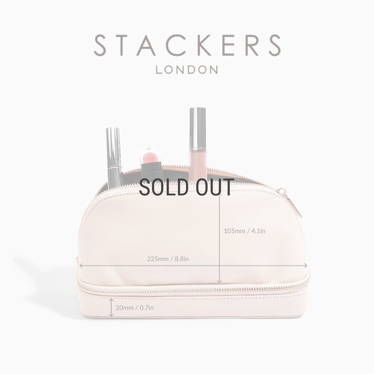 画像12: 【STACKERS】メイクアップ バッグ Makeup Bag ブラッシュピンク Blush Pink スタッカーズ イギリス ロンドン (12)